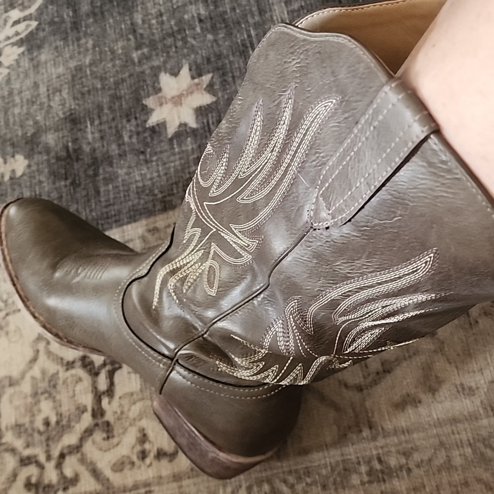 Silver Canyon | Brown Dallas | Pointed Women Western Cowgirl Boots | size 8.5 - Picture 3 of 10